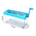 thumbnail image 4 of LCXmlly Handheld Paper Shredder Portable A4 Hand Shredder Manual Shredder Transparent Window Cutting Tool Home 3mm Strip Cut, 4 of 9