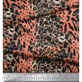 thumbnail image 2 of Soimoi Poly Georgette Fabric Leopard & Tiger Animal Skin Print Fabric by The Yard 42 Inch Wide, 2 of 3