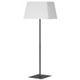 thumbnail image 3 of Gretchen 1 Light Square Floor Lamp - Matte Black - White Shade, 3 of 3
