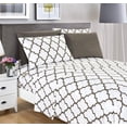 thumbnail image 1 of Mocassi 6-Piece Lightweight Super Soft Easy Care Microfiber Bed Sheet Set with 16" Deep Pockets, Full, White, 1 of 2