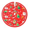 thumbnail image 1 of Pisexur Christmas Tree Skirt ,Many patterns 35.15"Christmas Tree Upholstered Bottom Cover, Suitable For Christmas Tree Decorations, Christmas Family Gathering Christmas Decorations Christmas Gifts, 1 of 5