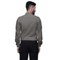 thumbnail image 4 of BESTMAN Long Sleeve Formal Shirt For Men Printed Button Down Cotton Men Shirts, 4 of 5