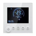 thumbnail image 1 of Tuya Smart WiFi Wall-Mounted Thermostat with Programmable Remote Control, NTC Sensor, LCD Display, Touch Buttons, Water Heating, Floor Heating, Digital Thermostat for Home Room Temperature Controller, 1 of 8