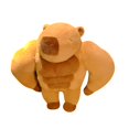 thumbnail image 1 of HILABEE Peluche Capybara Muscle Jouet en Peluche Capybara Mignon Animal en Peluche, 1 of 9