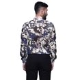 thumbnail image 2 of BESTMAN Chemise Décontractée Imprimée pour Hommes Coupe Ajustée à Boutons Manches Longues, 2 of 5