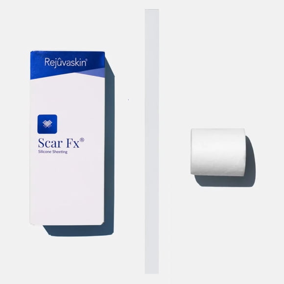Rejuvaskin Feuille de Silicone pour Effets Cicatriciels - Ruban Cicatriciel en Silicone 1 Pouce x 22 Pouces pour Cicatrices Abdominales - Ruban en Silicone pour Adoucir, Aplatir, Réduire et Récupérer les Cicatrices - Physique
