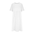 thumbnail image 2 of Ketyyh-chn99 Robes de Plage Femmes Tendance 2024 Robe Mini Robe de Fête Robe Droite Unie pour Vacances Robe de Plage à Enfiler Blanc,m, 2 of 4