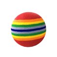 thumbnail image 1 of Trayknick Funny Pet Dog Puppy Cat Rainbow Striped Chewing Interactive Ball Teething Toy, 1 of 11