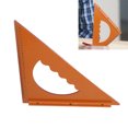 thumbnail image 1 of Règle Triangulaire pour Menuiserie, Résistante à l'Usure 90 31 X 31cm Outil Triangulaire pour Charpentier, 1 of 7