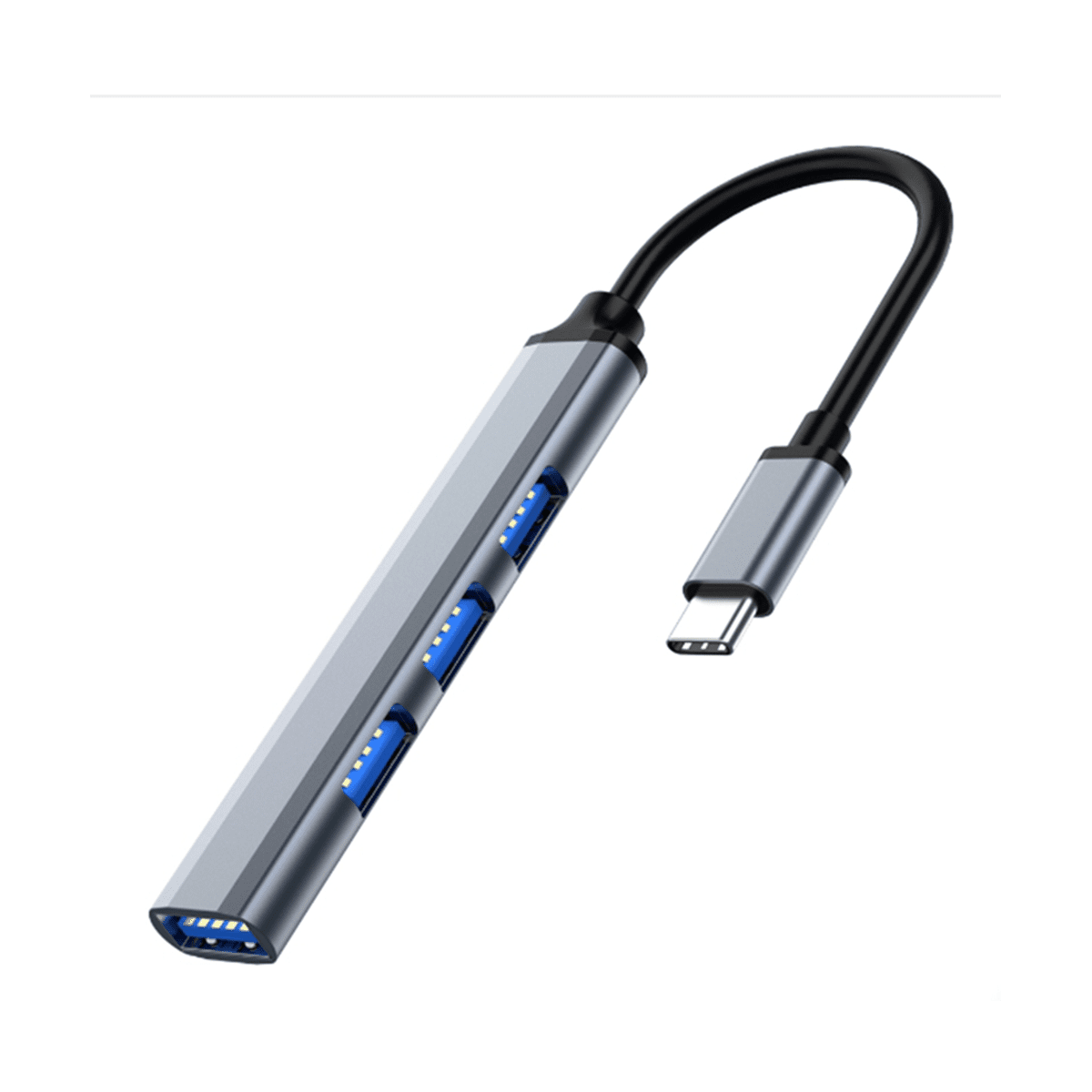 4 Ports USB Hub Splitter Multi Hub Type C to USB 3.0 Adapter USB Several Ports Power Adapter