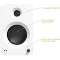 thumbnail image 2 of Kanto REN 200W Powered Speaker System with HDMI ARC Input for TV & Home Theater | USB-C and Bluetooth 5.3 | High/Low Pass Filter | Pair | Matte White, 2 of 5