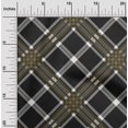 thumbnail image 1 of oneOone Viscose Chiffon Fabric Tartan Check Printed Craft Fabric BTY 42 Inch Wide, 1 of 4