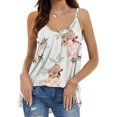 thumbnail image 2 of Innerwin Camisole Solid Color Women Tank Tops Party Sleeveless Loose Cami White L, 2 of 4