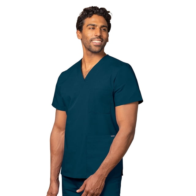Adar Universal Unisex Scrubs - V-Neck Tunic Scrub Top