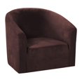 thumbnail image 1 of jifeng Housse de Sofa Extensible Haute Élasticité Housse de Fauteuil de Bain en Velours Antidérapante Multicolore au Choix Café, 1 of 9