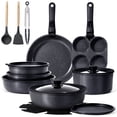 thumbnail image 1 of Gipp 21 Piece Ceramic Pots and Pans Set Non Stick, Cookware Set with Detachable Handles, Safe for Ovens and Dishwashers,Induction Cookers RV Kitchen, 1 of 9