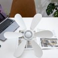 thumbnail image 2 of Ceiling Fan Hanging Fans 6 Leaves USB Outdoors Dual-Use Small Indoor for Camping Restaurant Canopy Tent Living Room Type1, 2 of 9