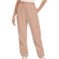 thumbnail image 1 of Timegard Womens Sweatpants Jogger Pants Elastic Waist Solid Color Trousers with Pockets Workout Pants, 1 of 7