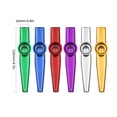 thumbnail image 3 of Amdohai Muslady 6pcs Aluminum Alloy Kazoo Musical Instrument for Child Adult Beginner, 3 of 8