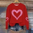 thumbnail image 5 of Taylonsss Chandail à Capuchon Ample Imprimé à Col Rond pour Femmes, Manches Longues, Chandail Décontracté et Tendance pour Usage Quotidien, Saisons d'Hiver et de Printemps, 5 of 5