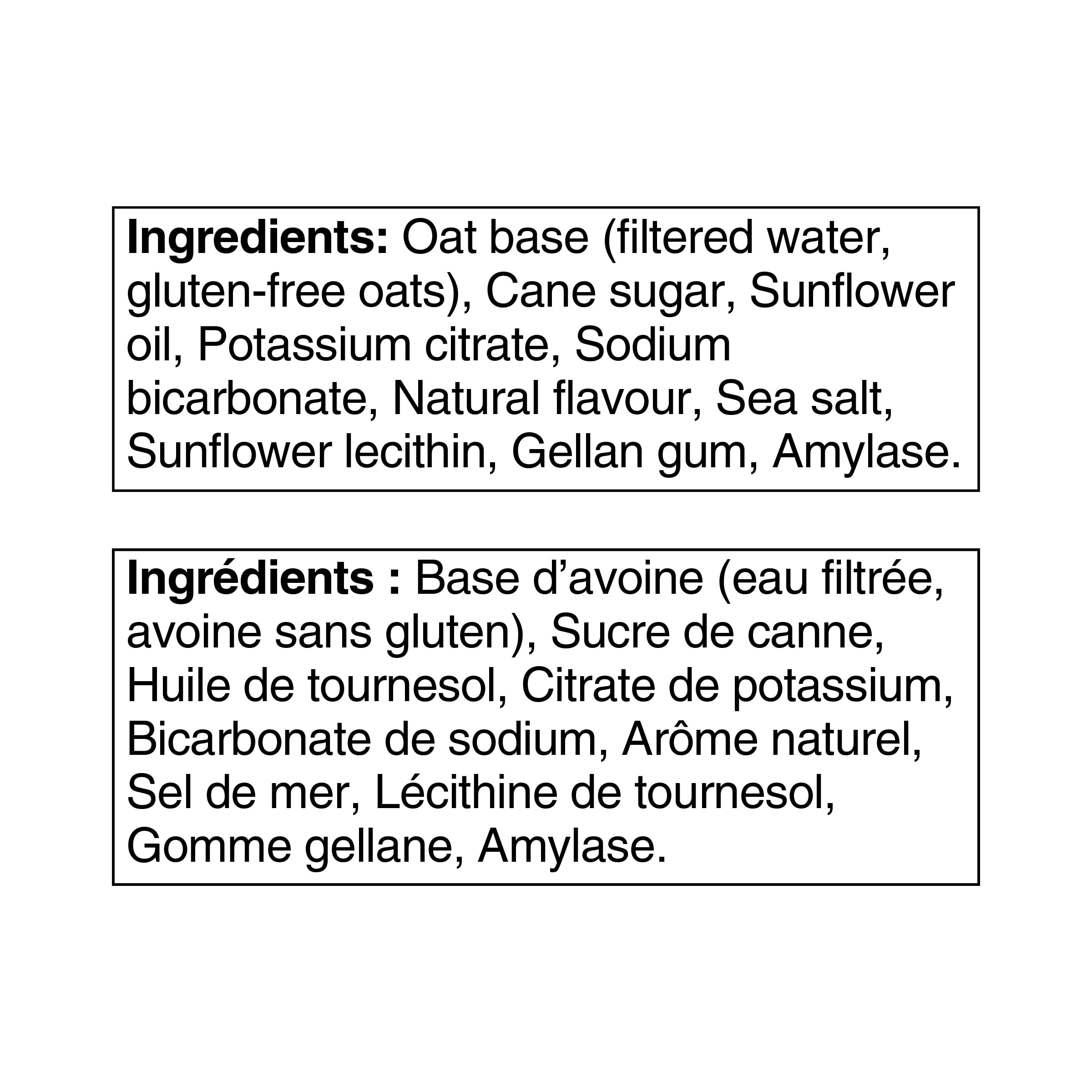 Earth's Own Crème à café à l’avoine Vanille française sans gluten, 946 ml