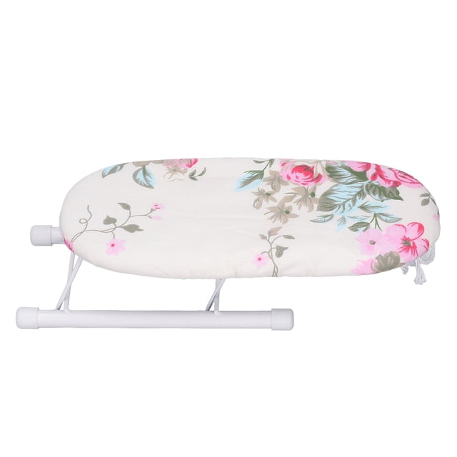 Folding Ironing Table, Multi Uses Mini High Temp Resistant Tabletop Ironing Board Stable Portable Steel Leg For Sleeve For Home For Travel For Cuffs