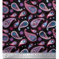 thumbnail image 1 of Soimoi Rayon Fabric Artistic Paisley Decor Fabric Printed Yard 56 Inch Wide, 1 of 3