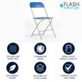 thumbnail image 2 of Flash Furniture Hercules Series Premium Blue Plastic Folding Chair, 2 of 9