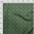 thumbnail image 2 of oneOone Georgette Viscose Fabric Leaves & Floral Block Print Fabric BTY 42 Inch Wide, 2 of 4