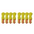 thumbnail image 3 of Thinsony 4 Pieces Tent Rope Hiking Wire Camping Supplies Multicolored Multifunctional Outdoor Lanyard Reflective Practical Safety Yellow 2Set, 3 of 6