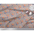 thumbnail image 2 of Soimoi Silk Fabric Scales Geometric Printed Fabric 1 Yard 42 Inch Wide, 2 of 3