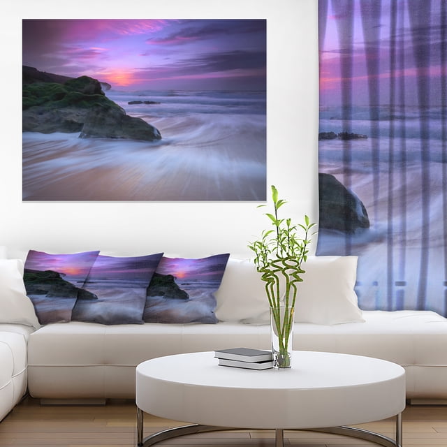 Slow Motion Waves on Winch Beach - Seashore Canvas Art Print
