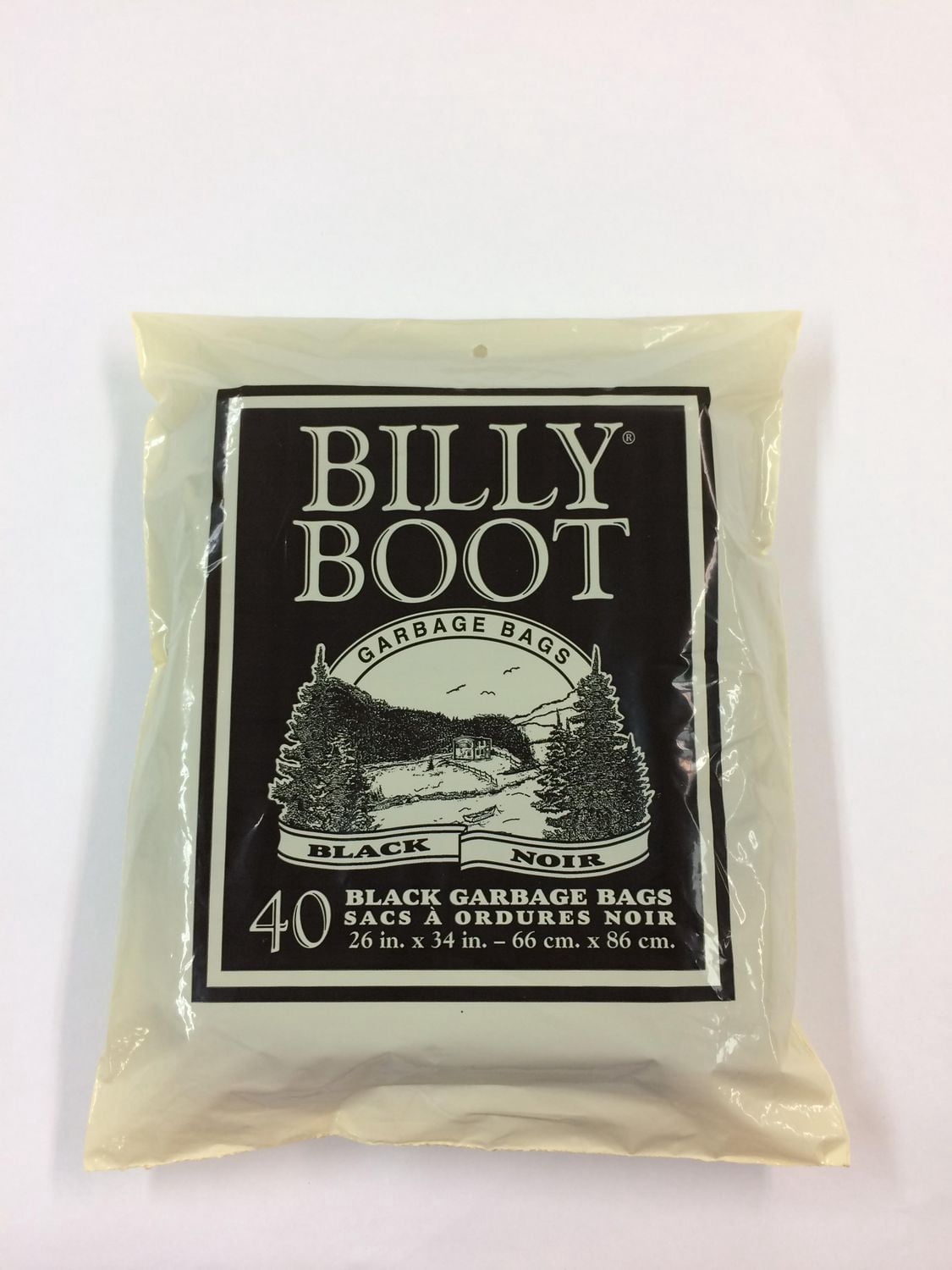 Billy Boot Black Garbage Bags 26 x 34
