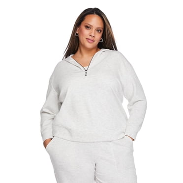 Lane Bryant Women's Plus Quarter Zip Hoodie