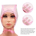 thumbnail image 3 of DEEPCRAFF 6Pcs Hair Highlighting Cap Kit for DIY Hair Dyeing with Pink Durable Cap, 3 of 6