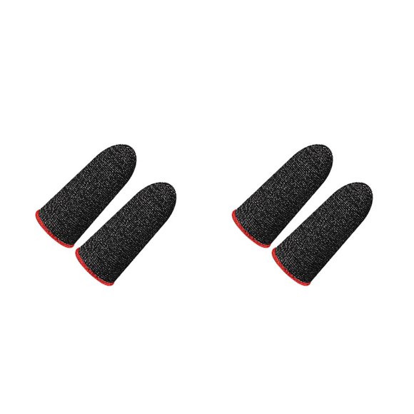 Redempat Finger Sleeves Professional Touch Screen Breathable Mobile Game Controllers Gaming Attachments for Cell Phones No.1 2Set