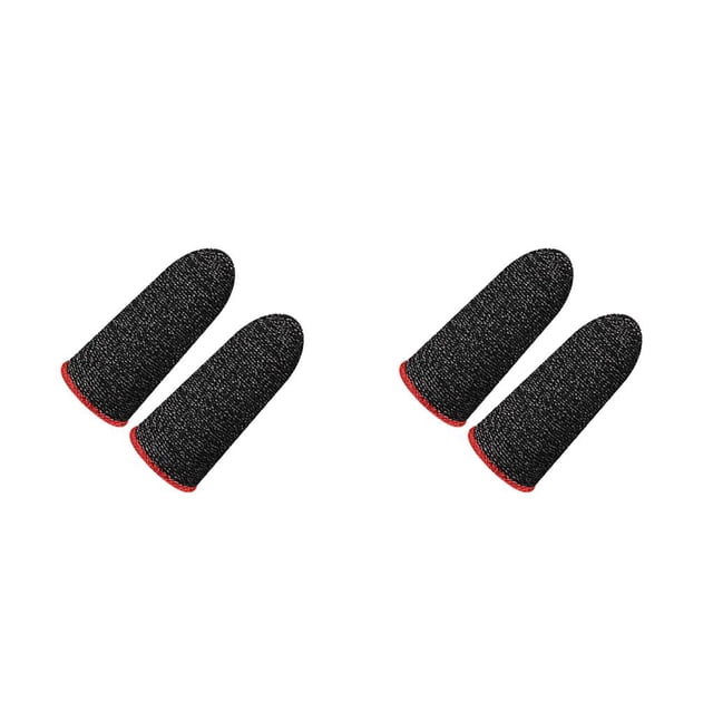 Redempat Finger Sleeves Professional Touch Screen Breathable Mobile Game Controllers Gaming Attachments for Cell Phones No.1 2Set