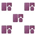 thumbnail image 1 of Baohd 3pieces Multi-functional Non-Slip Chenille Bath Rug Any Bathroom Eco-friendly PJ210906-A001 5Set, 1 of 6