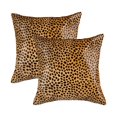 thumbnail image 1 of TORINO TOGO QUATTRO COWHIDE PILLOW 18"X18" 2-PACK, 1 of 2