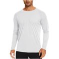 thumbnail image 1 of Shirts for Men, Mens Summer Solid Color Sunscreen Is Lightweight Breathable and Solid Color Long Sleeved, 1 of 3