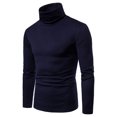 thumbnail image 2 of FOCUSNORM T-shirt à Manches Longues en Maille Homme Casual Party Pull, 2 of 5