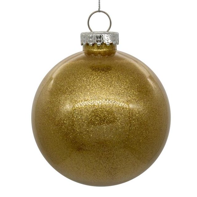 Vickerman N210808 Boule Pailletée Dorée Claire 3 Po, 12 par Sac