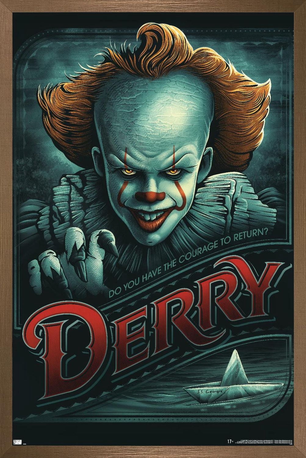 IT - Pennywise Derry Wall Poster