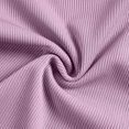 thumbnail image 4 of Toddler Girls Summer Short Sets Cotton Rib Knit Outfits Short Ruffle Cap Sleeve Tees T-Shirt Tank Tops + Skorts 2PC Sets Purple 3-4 Years, 4 of 8