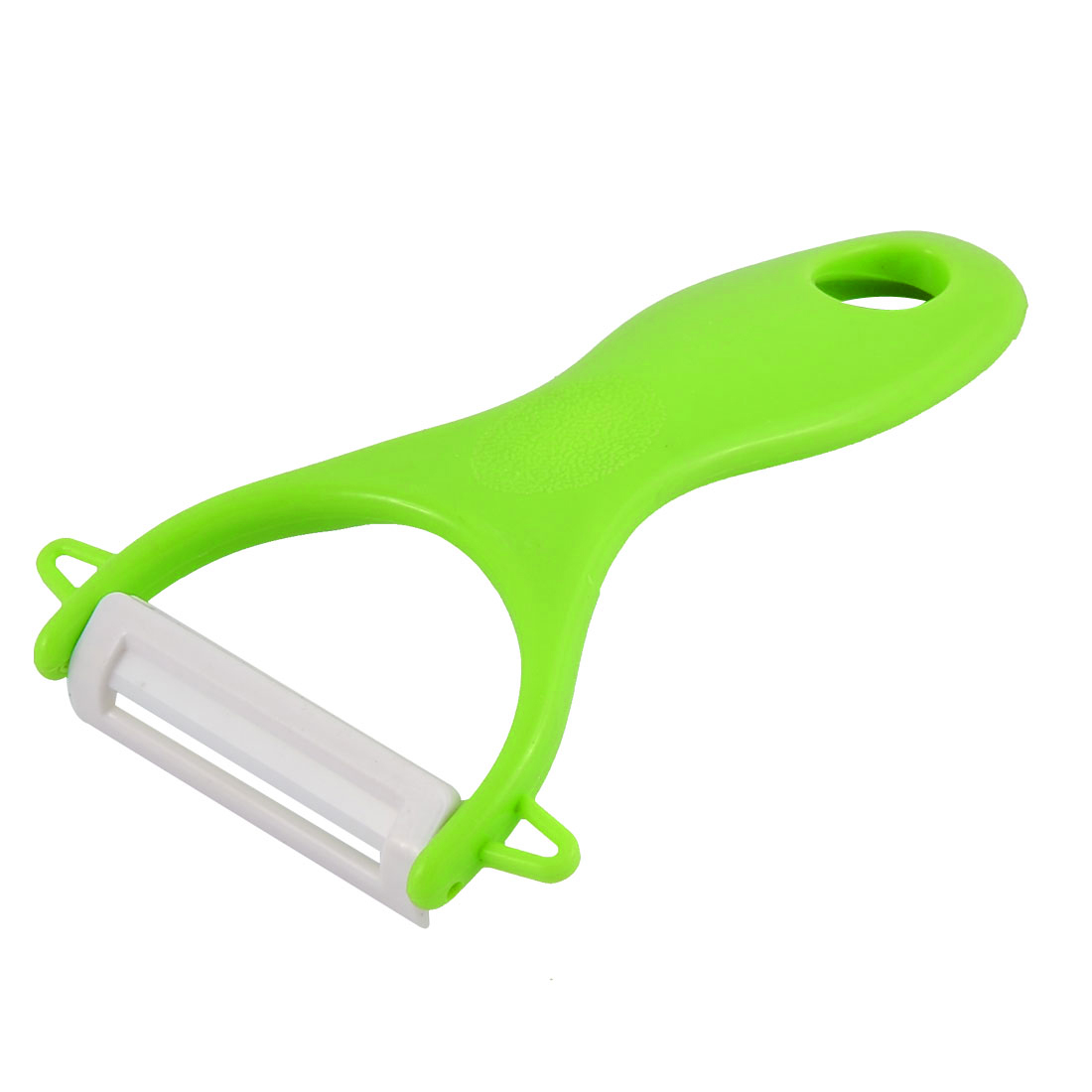 Unique Bargains Kitchen Fruit Vegetable Carrot Potato Slicer Ceramic Peeler Cutter Tool Green