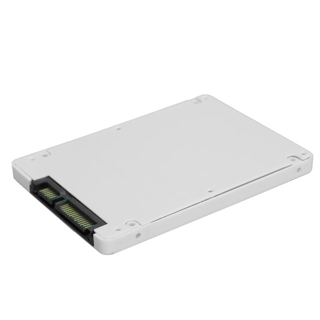 2.5in MSATA To SATA3.0 Enclosure, 7mm MINI PCIE SSD Adapter Case for Laptop for Notebook for Desktop Computer White,Black