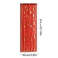 thumbnail image 3 of Tunhigl Christmas Window Screens Christmas Tree Print Curtains Large-size Decorative Curtains For Holiday Parties Suitable For Bedroom Window Christmas Decorations, 3 of 6
