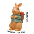 thumbnail image 3 of Binwennn Easter Decorations : Resin Rabbit Decorations To Light Up Your Garden Patio Christmas Ornament Decorations Snowflake Ornament Cool Christmas Ornament Pretty Christmas Ornament Pizza Ornament, 3 of 5