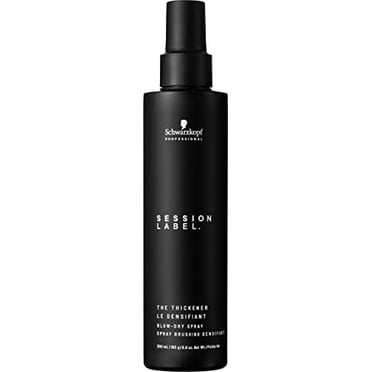 Schwarzkopf Session Label l'Épaississant, Vaporisateur à Séchage Rapide - Vaporisateur Épaississant Qui Rehausse le Volume - Ajoute de la Texture et de l'Adhérence Sans Adhérence - Vaporisateur Volumisant, Soulève + Volumise
