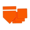 thumbnail image 3 of Youkk Baseball Softball Ensemble de Base 5 Pcs Bases Terrain Caoutchouc Orange, 3 of 6